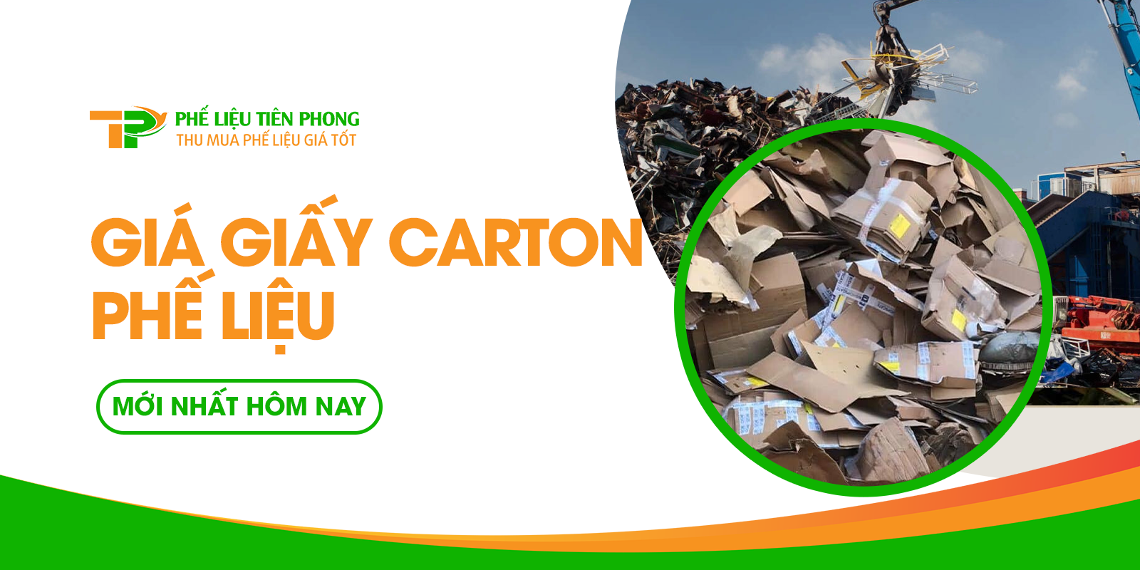 giá giấy carton phế liệu hôm nay