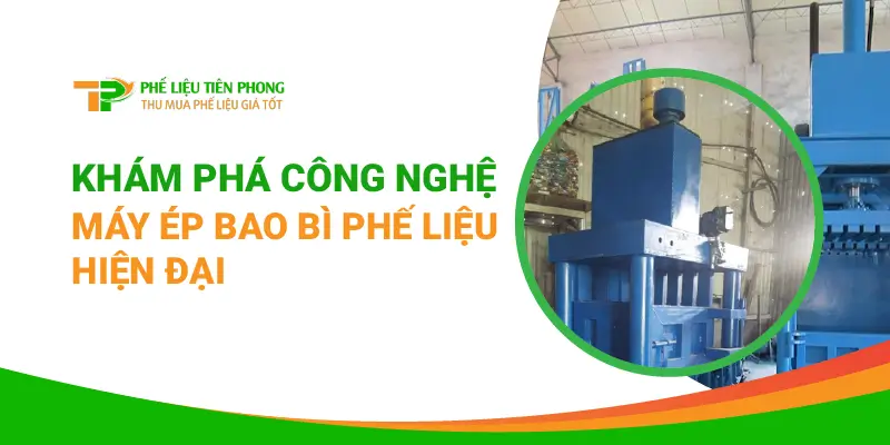 máy ép bao bì phế liệu